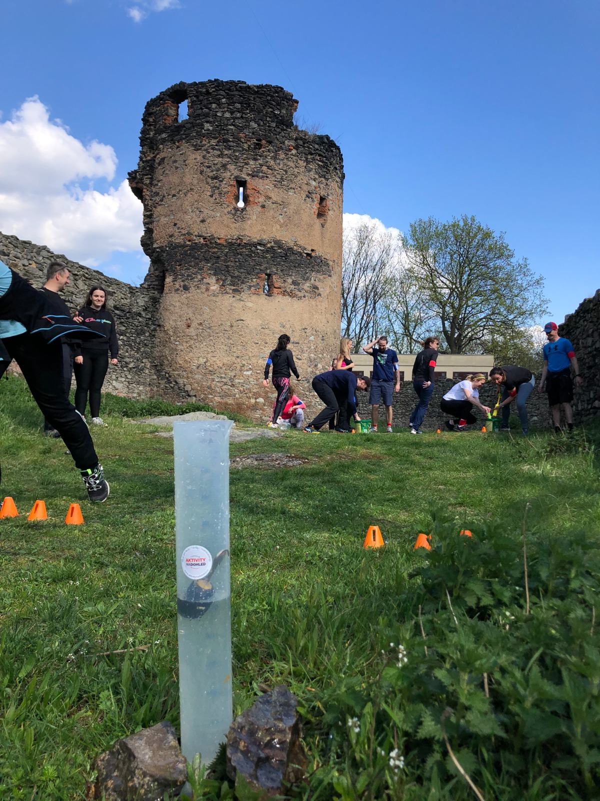 Hra Pevnost Dobravka - odměrný válec